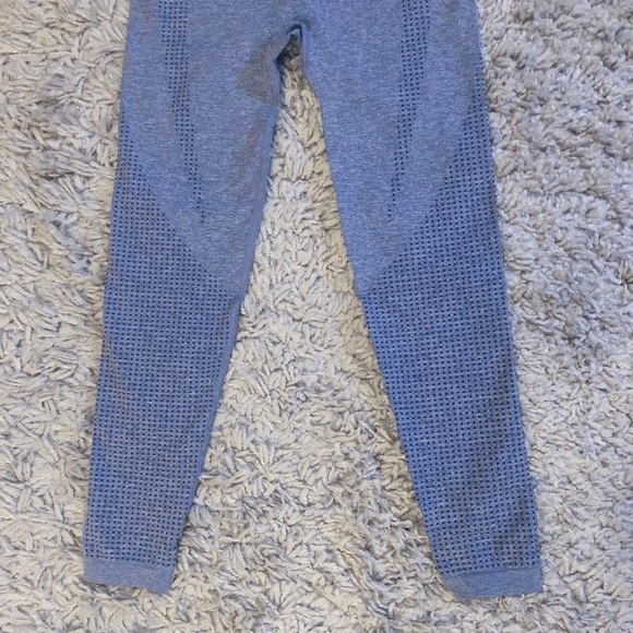 2-Piece Teal Gray Vital Seamless Legging + Top Set - Picture 7 of 8